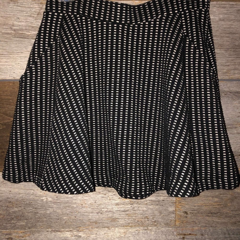 Free People black/white skirt